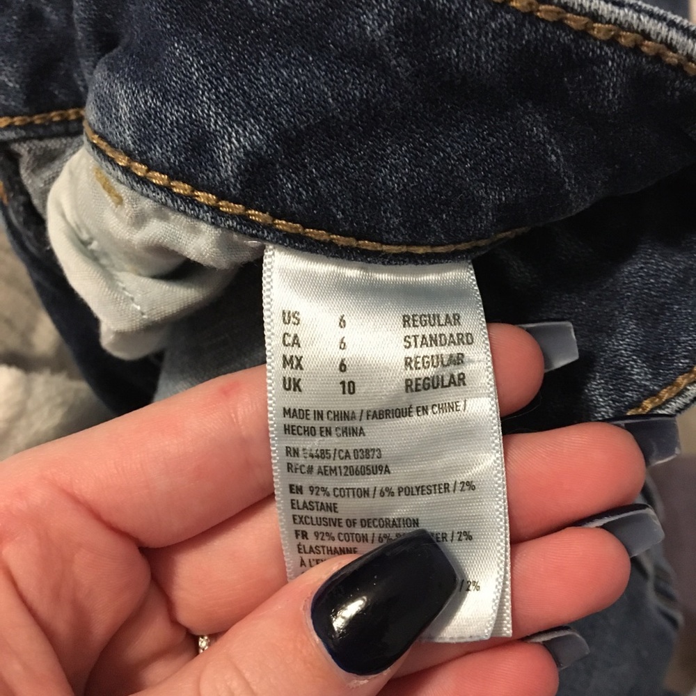 Medium Wash Ripped Jeans - Picture 3 of 4